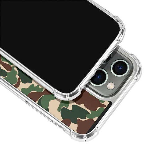 Shark Teeth Street Camo iPhone 15 Pro Clear Case
